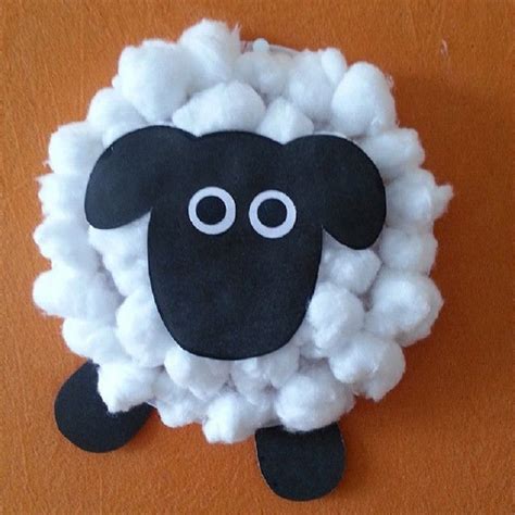 cotton ball sheep craft energise kids energise kids