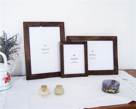 photo set  picture frames unique product rustic wall  mbframes
