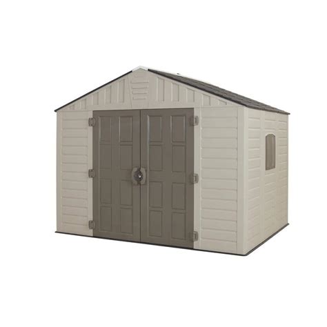 leisure  ft   ft keter stronghold resin storage shed browns