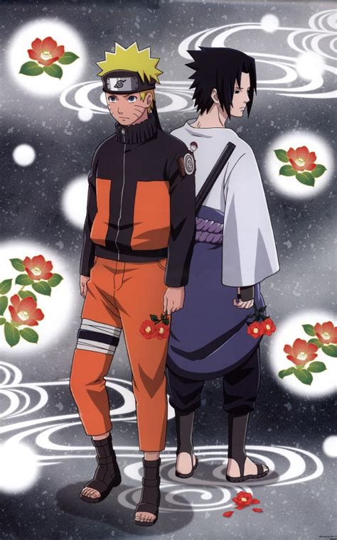 Naruto Naruto Shippuden Uchiha Sasuke Uzumaki Naruto Male