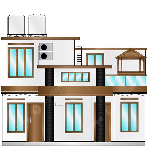 Gambar Rumah Perumahan Rumah Vektor Rumah Rumah Masa Depan Png Dan