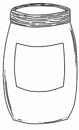 Jar Coloring Empty Drawing Template Pages Mason Printable Oil Drawings Color Paintingvalley 53kb sketch template