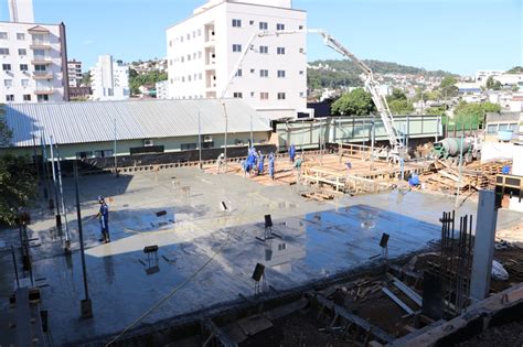 obras da nova escola maria melânia siqueira em concórdia