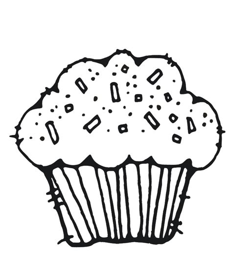muffin coloring page coloring home