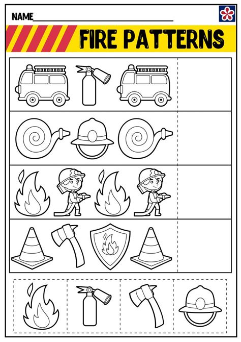 printable printable fire safety worksheets