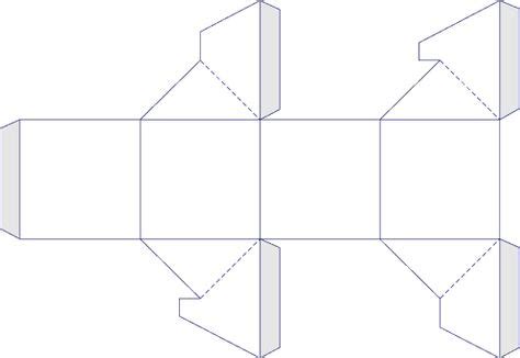 origami  good template    deploying cube