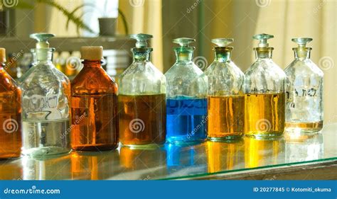 biochemical laboratory stock image image  rack ware