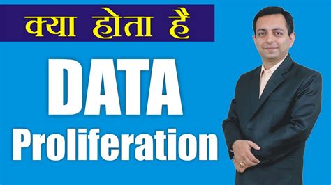 data proliferation hindi dr kapil govil youtube