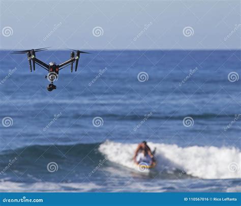 drone  sea stock photo image  camera boogieboarders