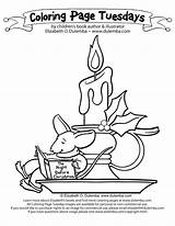 Coloring Christmas Candle Tuesday Dulemba Result Mary Sheet Engelbreit Pages Anslagstavla Välj Noel Popular sketch template