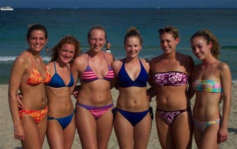 group of girls summer sun playing bikini bikinis