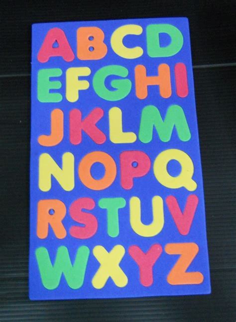 bongbongidea alphabets letters foam magnet