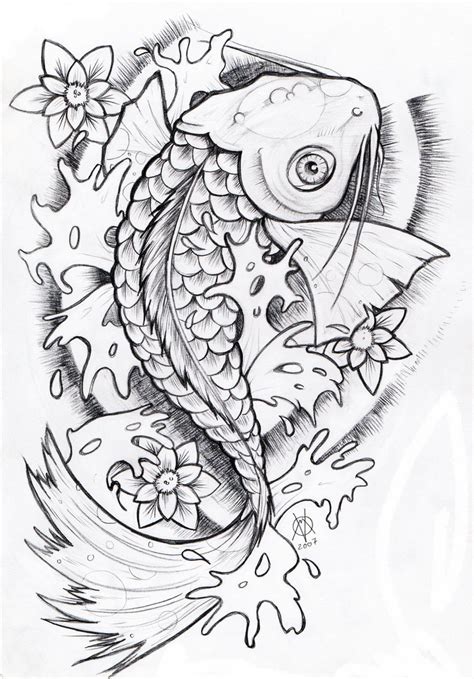 koi carp fish coloring pages coloring pages