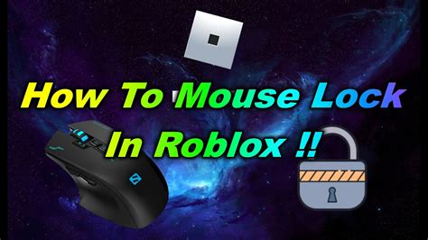 mouse lock  roblox youtube