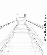 Rolltreppe Illustrationen sketch template