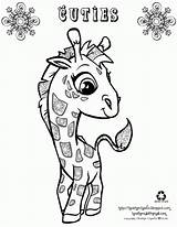 Giraffe Cuties Coloriage Giraffes Ausmalbilder Pandas Ans Littlest Mandala Coloringhome Letzte sketch template