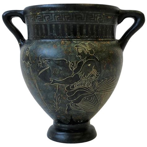 greek revival amphora vase chairish