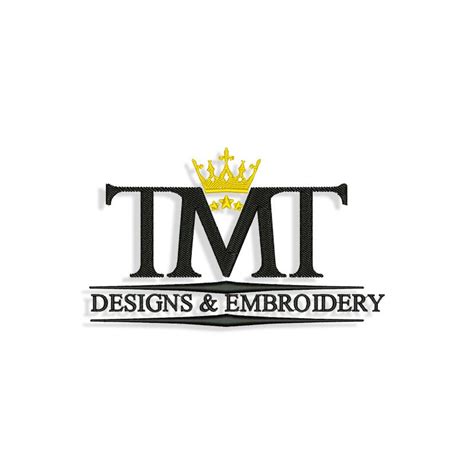 tmt logo machine embroidery designs  svg files
