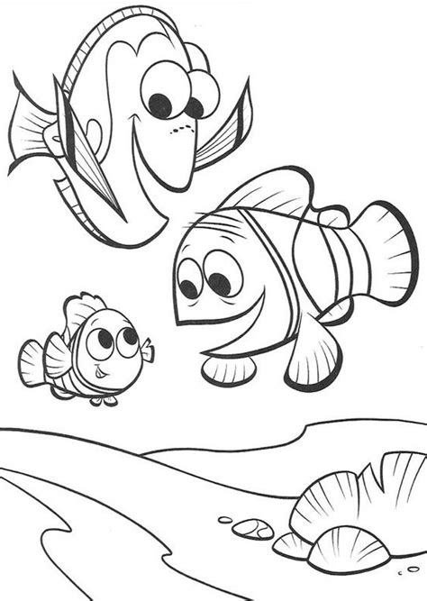 dory coloring pages  coloring pages  kids nemo coloring
