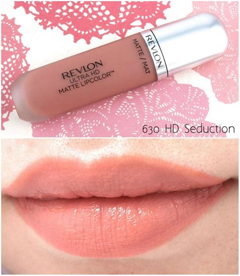 revlon ultra hd matte lipcolor in passion seduction and temptation review and swatches