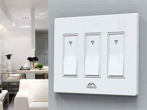moko smart life  gang smart light switch compatible  alexa google home  ifttt gadgetsin