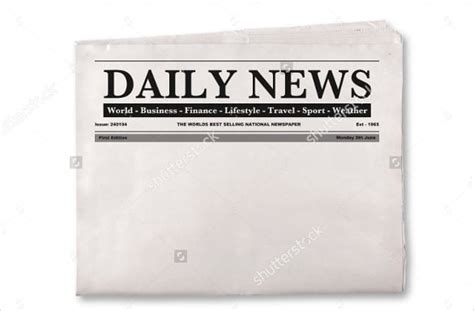 blank newspaper template   word  indesign eps documents