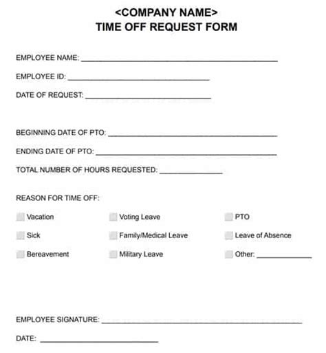 day  request form fill   sign printable  vrogueco