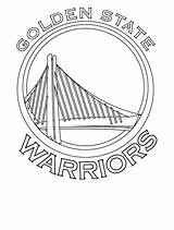 Coloring Pages Warriors Golden State Nba Thunder Basketball Okc Logo Oklahoma City Getcolorings Getdrawings Sheets Color Colouring Print Popular sketch template