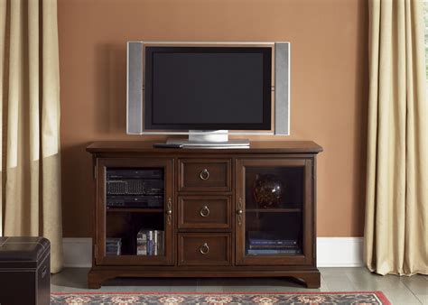 beacon cherry 54 inch tv console from liberty 452 tv54 coleman