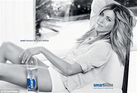jennifer aniston cleans up her act to pose for mineral water advert daily mail online