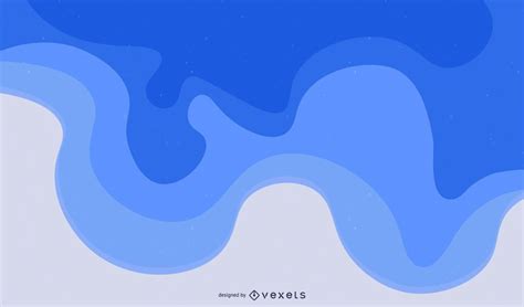 curvy cutting edge blue waves background vector download