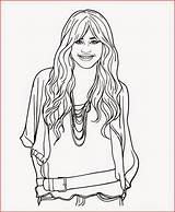 Miley Cyrus Coloring Pages Printable Popular Filminspector sketch template