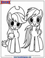 Coloring Dash Rainbow Pony Pages Little Equestria Applejack Girls Twilight Sparkle Fluttershy Colouring Print Printable Cartoon Kids Popular Online Comments sketch template