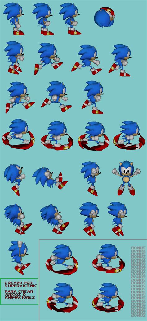 classic sonic  sprites  supervicenic  deviantart