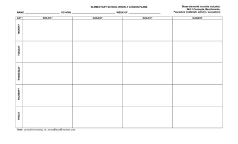 homeschool lesson plan template excel richard fernandezs coloring pages