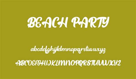 Beach Party Free Font