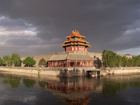 forbidden city chinese imperial palace loacted   center  beijing china