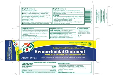 select hemorrhoidal original strength ointment  eleven