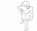 Blanka Look Coloring Pages sketch template