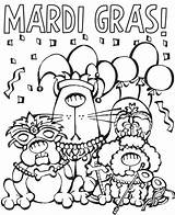 Coloring Pages Mardi Gras Printable Sheets Color Kids Crafts Choose Board sketch template