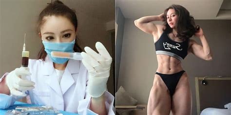 Yuan Herong Chinese Bodybuilding Doctor Is On The Frontline Fighting