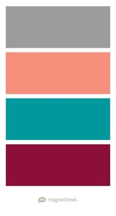 Wedding Flowers Teal And Coral Colour Palettes 70 Ideas Coral Colour