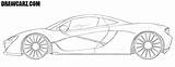 Mclaren Lykan Hypersport Car Drawcarz sketch template