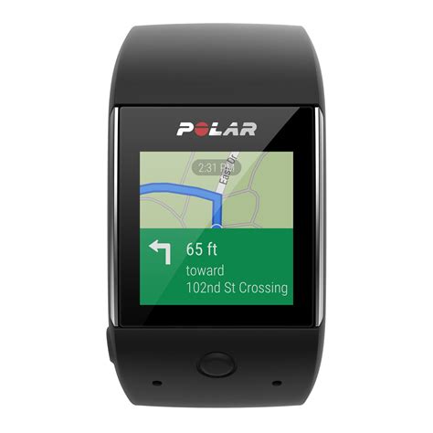 polar     sporty android wear smartwatch  gps smart coaching   day tracking