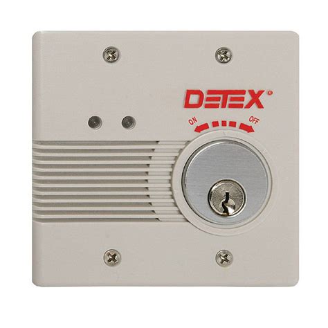 Detex Surface Mount Battery Or Ac Dc Powered Exit Alarm Eax 2500s