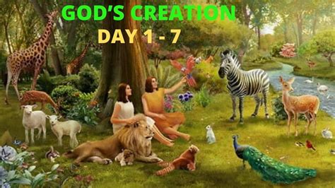 gods creation day    story  creation youtube