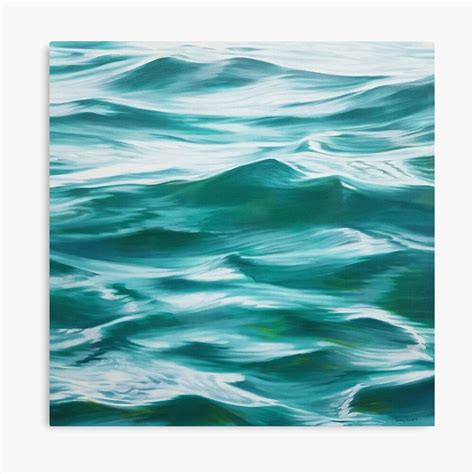 abstract painting  blue water  waves