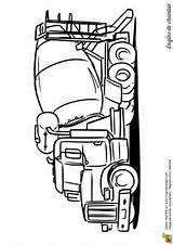 Coloring Wrecking Ball Truck Crane Pages sketch template