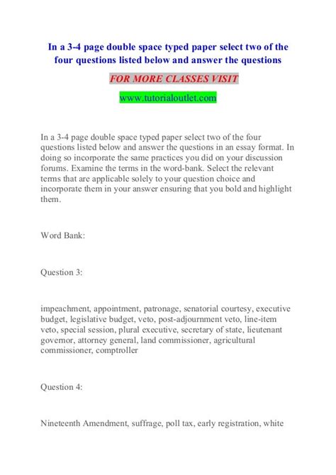 page double spaced essay solved write  short   page double