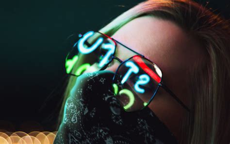 3840x2400 girl glasses glowing lights 4k 4k hd 4k wallpapers images